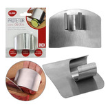 Anel Protetor De Dedos De Inox Cortar Alimentos Kit 3 Pçs