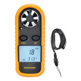 Anemômetro Digital Medidor Velocidade Vento Ar E Termometro