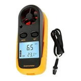 Anemômetro Digital Portátil Termômetro Ciclismo Meteorologia