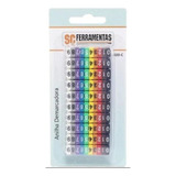 Anilha Marcadora Para Cabos 6mm / 0 - 9 Com 100 Peças