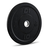Anilha Olímpica Bumper Cross Hi Temp Black 5kg - D1fitness