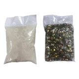 Anilha Para Laço Pet - Pct 1000 Un + Elastico 1000 Unidades