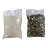 Anilha Para Laço Pet - Pct 1000 Un + Elastico 1000 Unidades