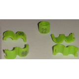 Anilhas 3.0mm Númeradas (fecho Click) - Pct C/ 10 Unidades
