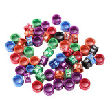 Anilhas 4.0mm Em Aluminio Periquito Com 10 Und 