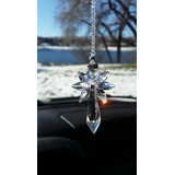 Anjo De Cristal Mobile - P\ Retrovisores De Carro - Decoração Zen - Harmonia - Pêndulo De Carro - Alta Qualidade
