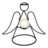 Anjo Decorativo Porta Vela Castiçal Natal Luz Decoração