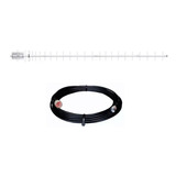 Antena Celular Rural 20dbi 850mhz Aquario Anatel + 10m Cabo