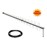  Antena Celular Rural Voz E Dados 2g 3g 4g + Cabo 15 Mts 