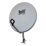 Antena Chapa Parabólica Ku 60cm Bedinsat C/ Lnbf Simples