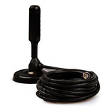 Antena Digital Interna Vhf Uhf Fm E Hdtv 3.5 Dbi Cabo 3m