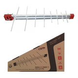 Antena Digital Log16 4k Uhf 16 Elementos Hdtv Antena Externa