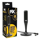 Antena Digital Multi 4k Ultra Hd Interna E Externa 1,8m Cabo