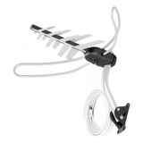 Antena Externa Tv Uhf Hdtv Dtv-1500 Aquario Cabo E Suporte 