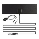 Antena Interna Com Amplificador Sinal Hdtv Para Tv Digital