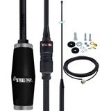 Antena Móvel Bobinada Black Px Argentina 1,63m + Cabo 5,5m