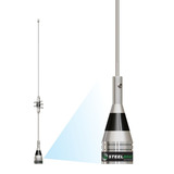 Antena Móvel Dual Band Vhf 1/4 Uhf 5/8 Onda Steebrás Ap0188