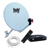 Antena Parabólica Digital Bedinsat 60cm Banda Ku Bs9900s Kit