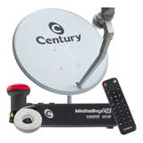 Antena Parabolica Digital Century 60 Cm Ku Completa 5g