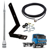 Antena Px 2,7m Alongador 60cm Suporte Vw Delivery Cabo 5,5m