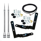 Antena Px Caminhão 2,70m Suporte Constellation Cabo 5,5m