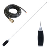 Antena Px Maria Mole 2,7m Inox B-2004p + Cabo B-3001 5,5m