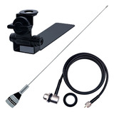 Antena Vhf 1/4 M-300c Cabo Mini Motorola 5,5m Caminhonete