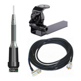 Antena Vhf Para Rádio Motorola Suporte Cabo Conectores