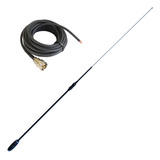 Antena Viúva Negra Argentina Bobinada + Cabo 5,5m Rg 58