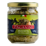 Antepasto Paganini Bruschetta Azeitona Verde 170g