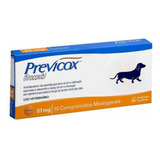 Anti-inflamatório Previcox 57mg C/10 Comprimidos
