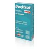 Antibacteriano Doxitrat 80mg Cães E Gatos Agener - 12 Comp
