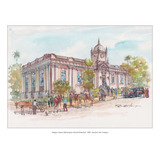 Antiga Câmara Municipal - Aquarela De São José Dos Campos A3