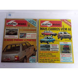 Antiga Lote 2 Revista 4 Rodas Fiat Premio Nº 318 E 319