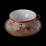 Antiga Xicara De Colecao Cha Porcelana Japonesa 13584 Rrdeco