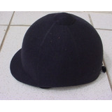 Antigo - Capacete Forrado Veludo E Queixeira Tres Pontos. 