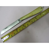 Antigo Canivete Corneta Cabo Recartilhado Aço Carbono