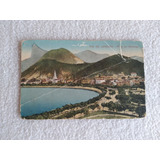 Antigo Cartão Bilhete Postal Brasil Praia Do Botafogo 1929