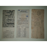 Antigo Cartão Loteria Esportiva Caixa Econômica Federal 