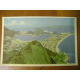 Antigo Cartão Postal Vista Do Corcovado Rio De Janeiro