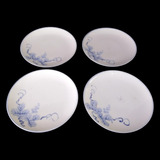Antigo Cj De 4 Pratos Em Porcelana Japonesa 20701 Rrdeco