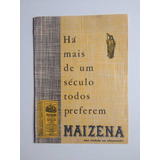 Antigo Folheto Receitas Maizena Tradição Em Alimentação T719