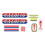 Antigo Grafismo Adesivos Bicicleta Caloi 10 1976 Met