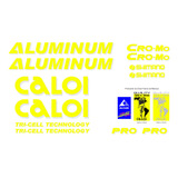 Antigo Grafismo Adesivos Caloi Aluminum Pro