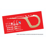 Antigo Grafismo Caloi Barra Forte Gl Gaivota Dourado