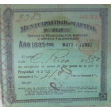 Antigo Imposto Ano 1899 De Argentina