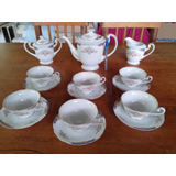 Antigo Jogo De Chá Fina Porcelana Bouque Japonesa. Raridade.