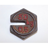 Antigo Peso Balança 500 Gramas Ferro ( Brasa Lustre Arandela