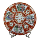 Antigo Prato De Parede Em Porcelana