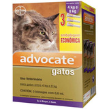 Antipulgas Advocate Combo C/4 Pipetas Gatos